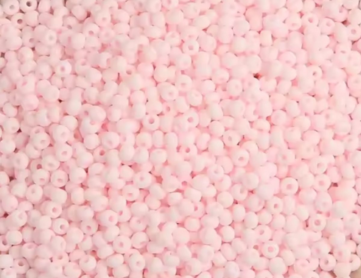 Rocai 2 mm, pastell-rosa