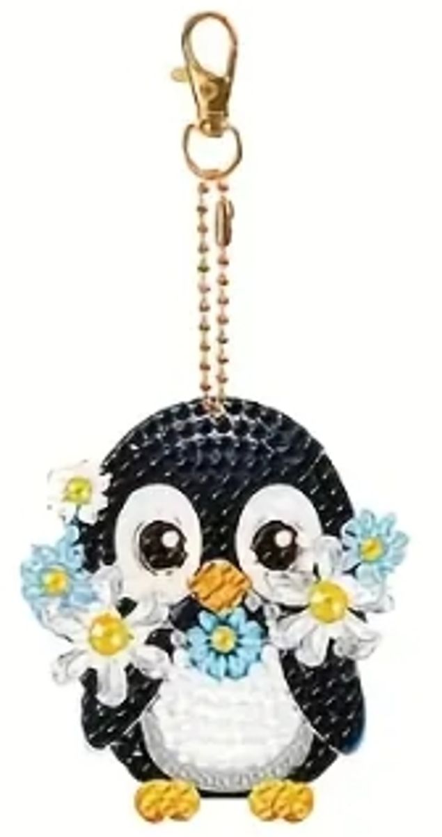 Pingu og blomster