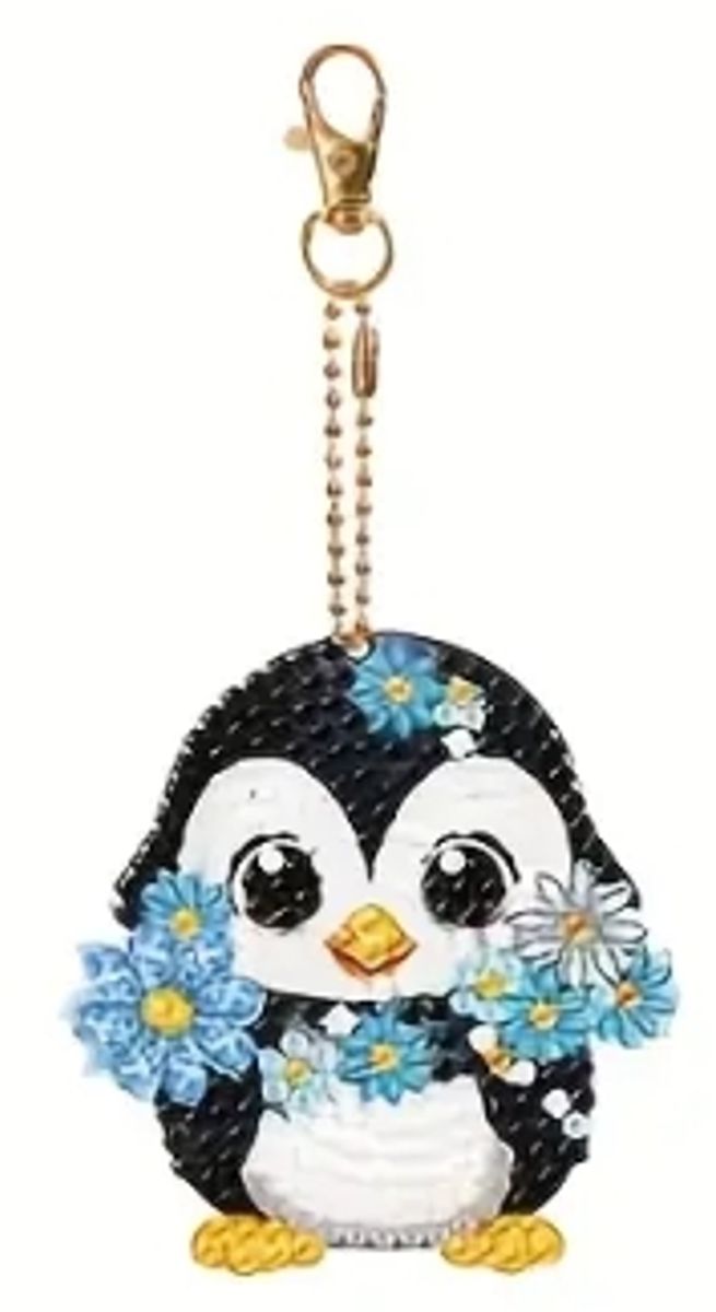 Pingu og blomster