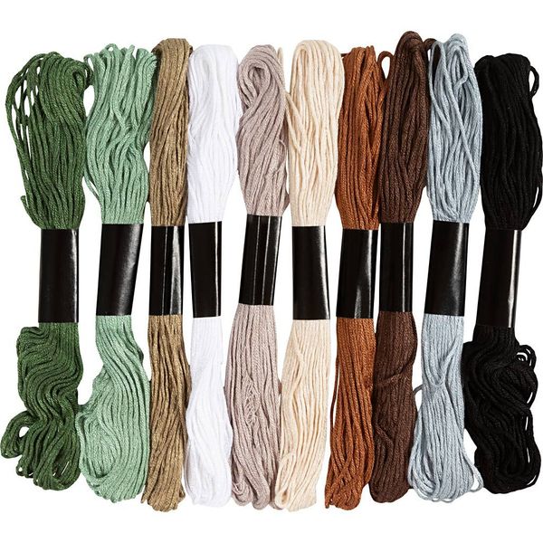 Hovedbilde Broderigarn - Naturfarger