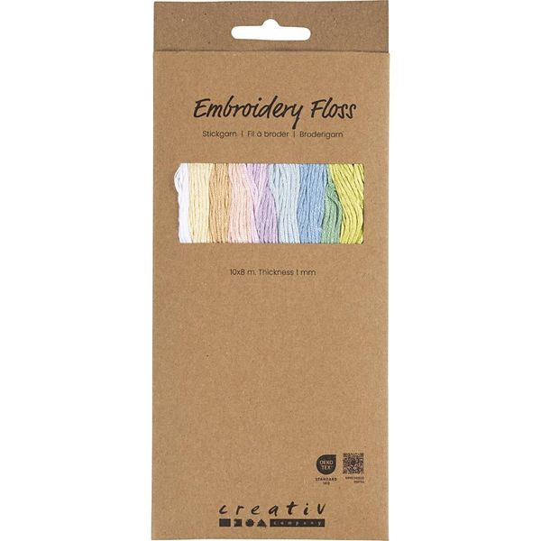 Hovedbilde Broderigarn - Pastell farger