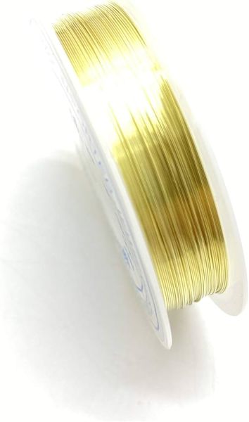 Hovedbilde Smykkewire – 0,4 mm – Gullfarget