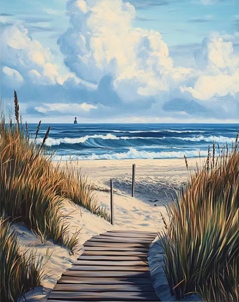Hovedbilde Sandstrand, 25 x 35 cm