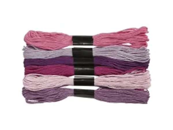 Hovedbilde Harmoni i lilla - broderigarn
