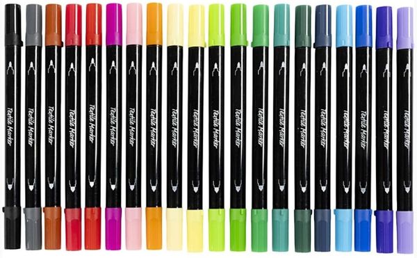 Hovedbilde Tekstiltusjer, 20 pack