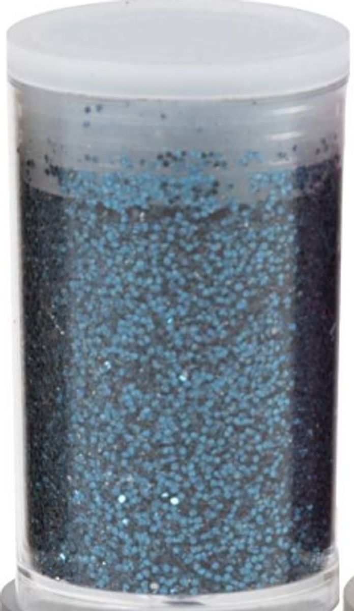 Glitter, biologisk nedbrytbart, TURKIS