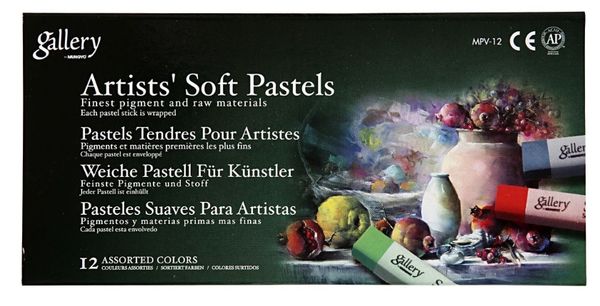Hovedbilde Gallery Tørrpastell, Ass. farger